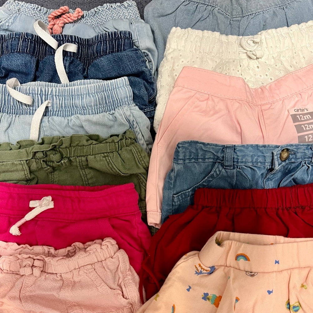 Girls 6-12M Shorts & Skirts
